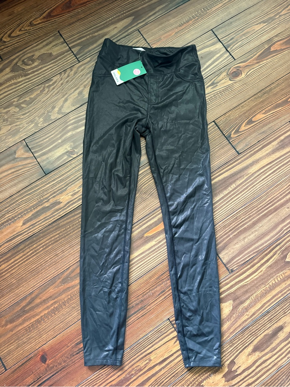 HALARA Black High-Waist Shimmer Leggings